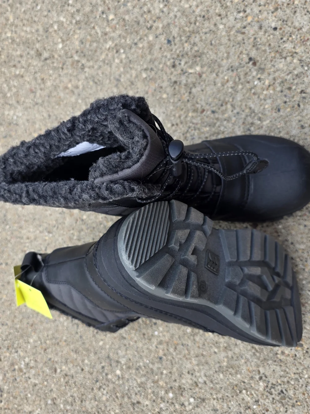 All Motion Insulated Black Winter Boots Little Boys 13
